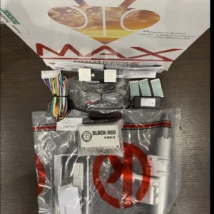 Antifurto Meccanico K + OBD Lock unica chiave +Allarme Patrolline +Sirena wirless x FIAT 500